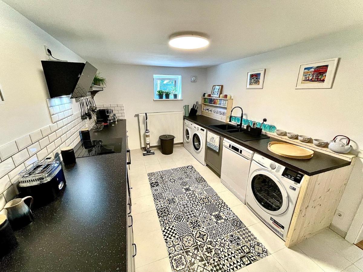 100M2 Fewo Im Haus Am See Mit Garten Bei Potsdam Schwielowsee Kültér fotó